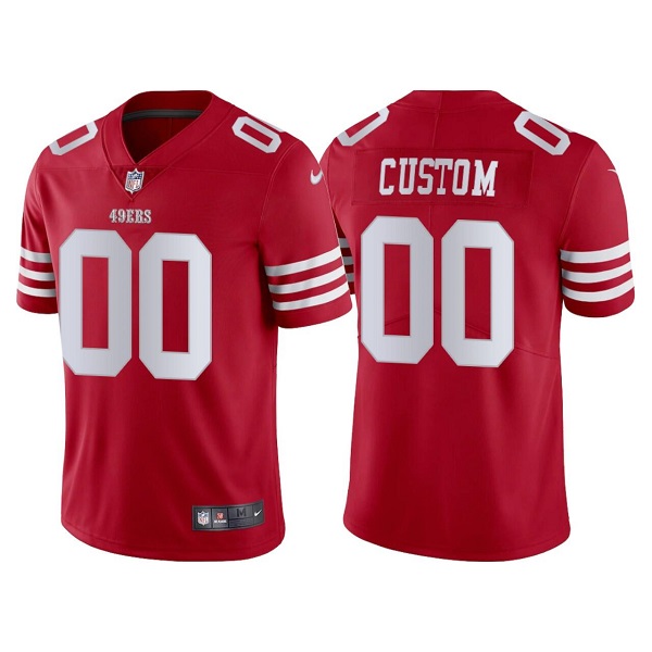 Youth San Francisco 49ers ACTIVE PLAYER Custom New Red Vapor Untouchable Limited Stitched Jersey